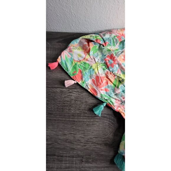 Cat & Jack Floral Caftan Swimsuit‎ Cover Up Dress XL(14/16) - Picture 6 of 6